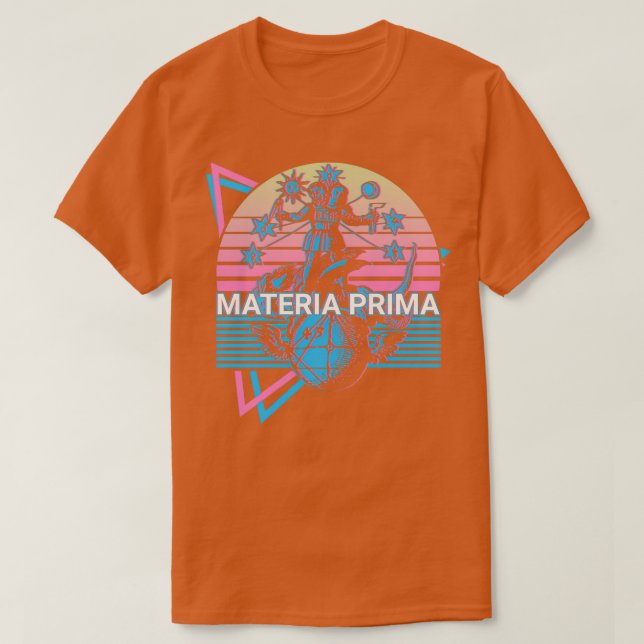 Materia Prima Rebis Alchemy Philosopy Esoteric Ret T-Shirt (Design Front)
