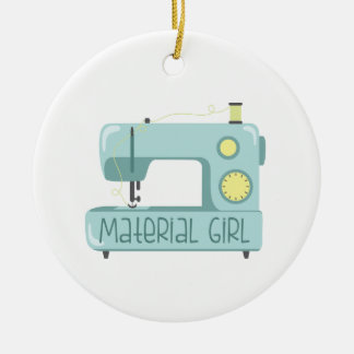 Material Girl Ceramic Tree Decoration