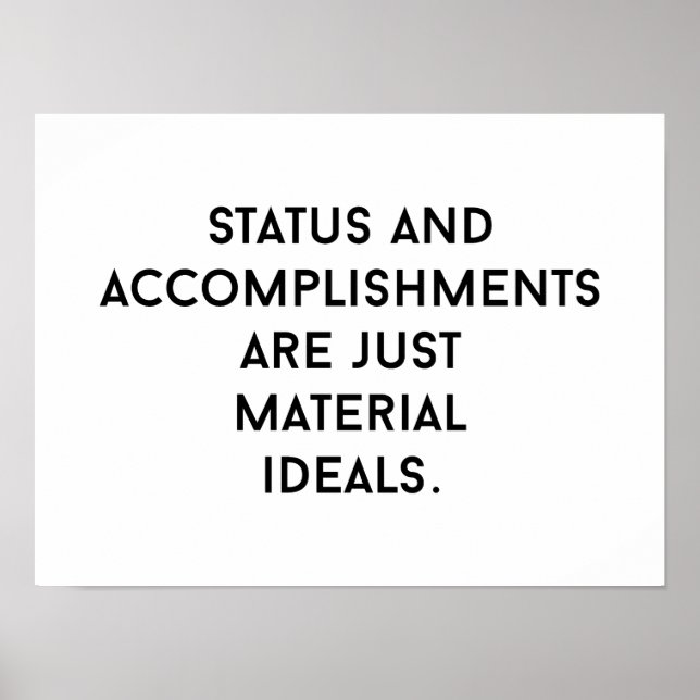 Material Ideals Poster (Front)
