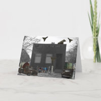 "Material World" Birthday Card