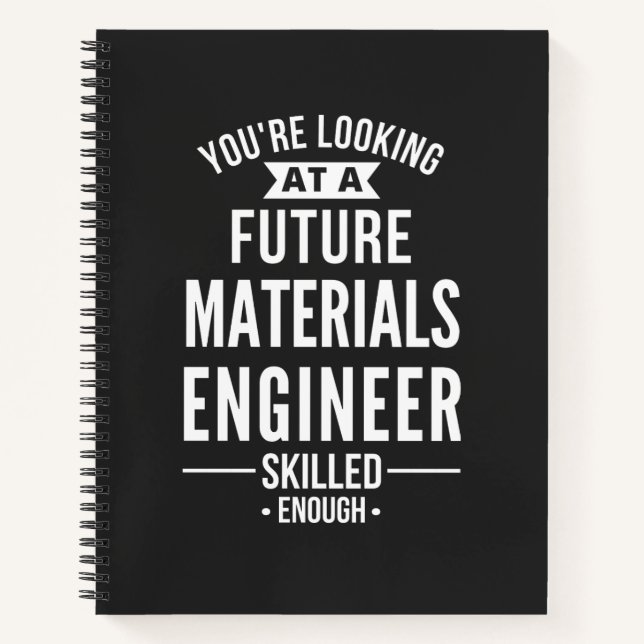 materials engineer gift notebook (Front)