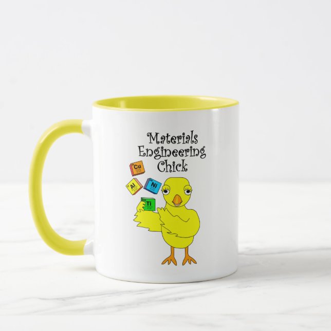 Materials Engineering Chick  Mug (Left)