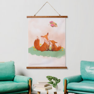 Maternal love  hanging tapestry