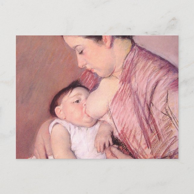 Maternite, Mary Cassatt, 1890 Postcard (Front)