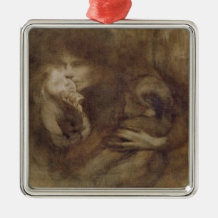 Maternity 2 metal tree decoration