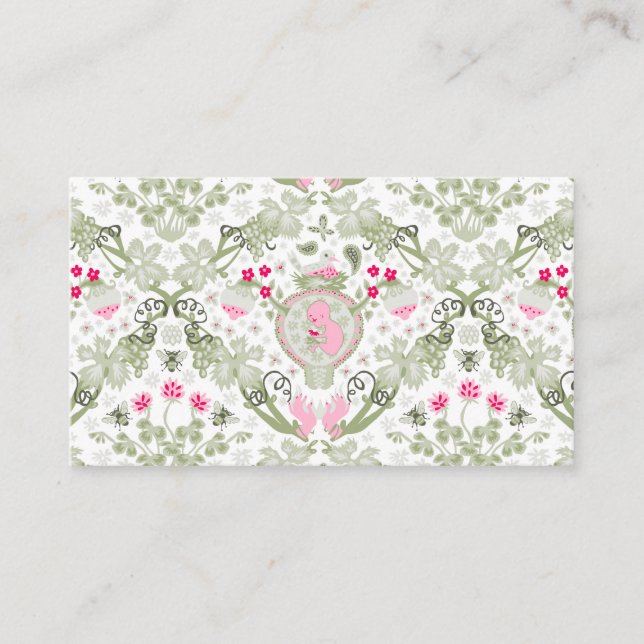 Maternity Business Card Template (Front)