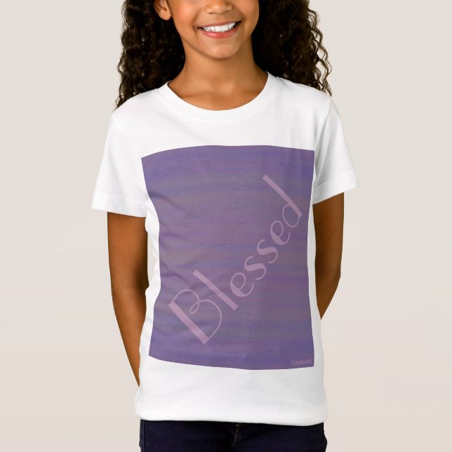 Maternity Long Sleeve T-Shirt - Blessed (Front)