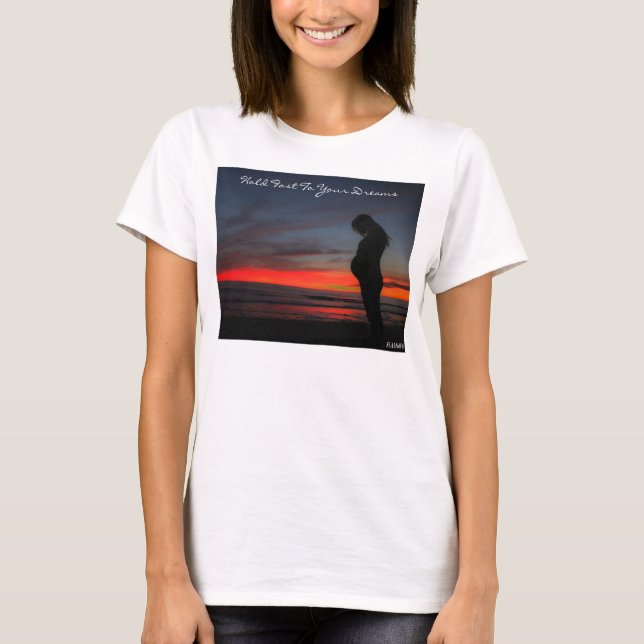 Maternity Long Sleeve T-Shirt - Hold Fast (Front)