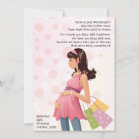 Maternity Mum Pregnancy (Girl) Announcement