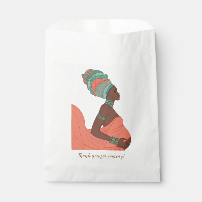 Maternity Queen Baby Shower Party Favour Bags (Front)