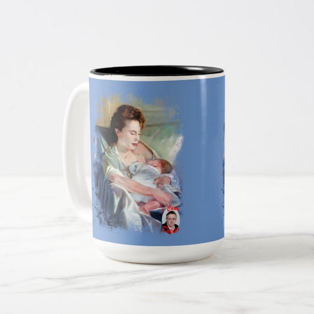 Maternity Two-Tone Coffee Mug (Front Left)