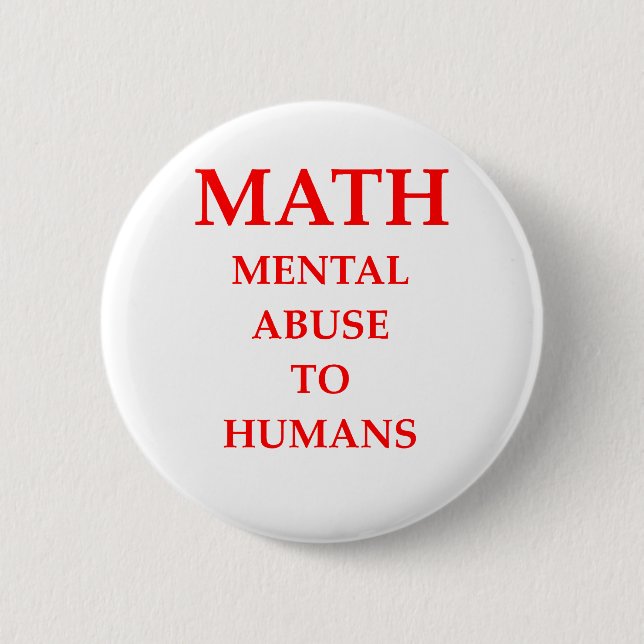 MATH 6 CM ROUND BADGE (Front)