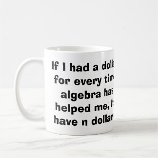 Math Algebra Mug