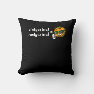 Math Algebra Tangerine Funny Science Joke Cushion