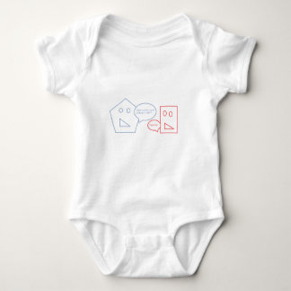 Math and English Pun Baby Bodysuit