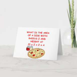 math and pizza card