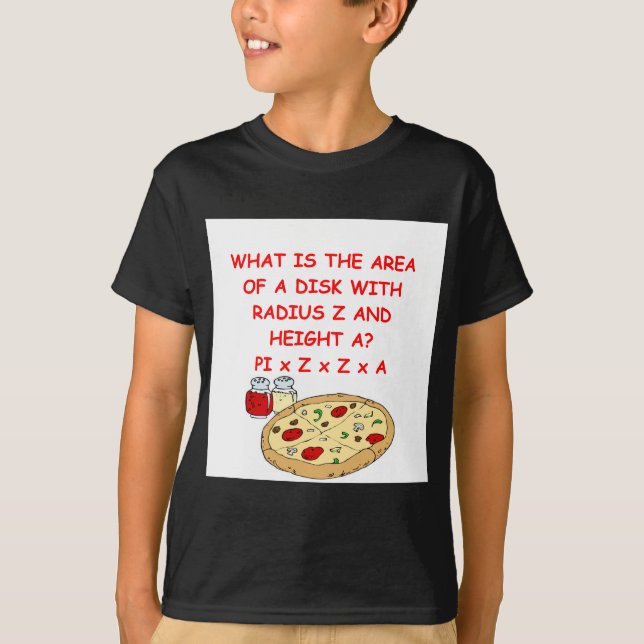 math and pizza T-Shirt (Front)