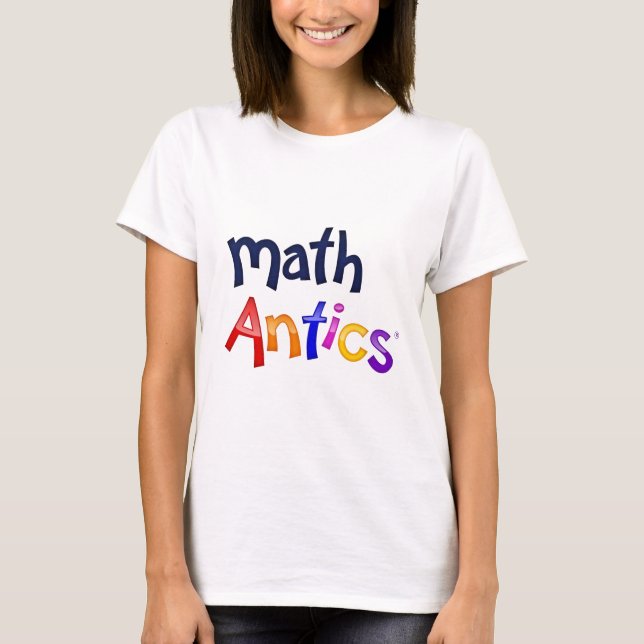 Math Antics Colourful Logo T-shirts (Front)