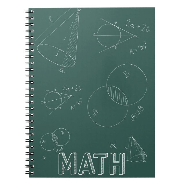 Math Back to School design Notebook (Front)