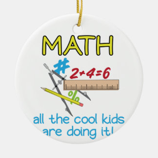 Math Ceramic Tree Decoration