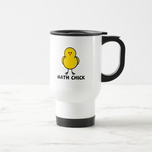 Math Chick Travel Mug (Right)