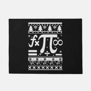 Math Christmas Doormat
