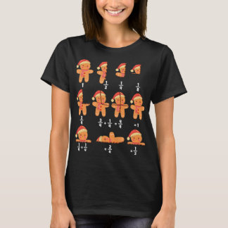 Math Christmas Gingerbread Mathematic Teacher Nerd T-Shirt