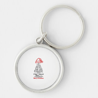 Math Christmas Tree Keychain - Teacher Gift