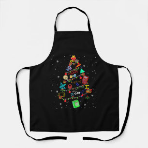 Math Christmas Tree Xmas gift Apron