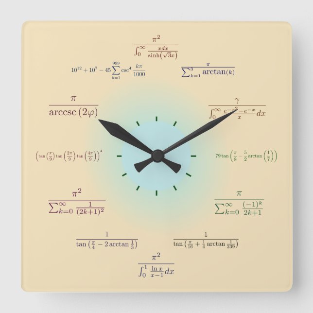 Math clock (Front)