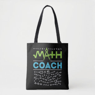 Math Coach Mathematics Tutor Tote Bag