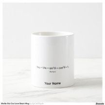 Math Couples Gift Sin Cos Personalised Mug