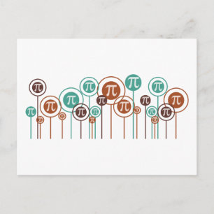 Math Daisies Postcard