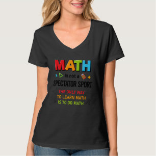 Math Day Calculator Number Learning Math Outfit Ed T-Shirt