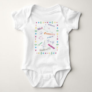Math Design Baby Bodysuit