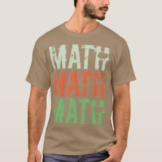 Math Distressed T-Shirt