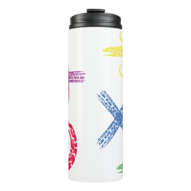 Math drawing thermal tumbler (Front)