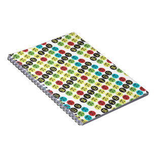 Math equals Fun © - Funny Pi Colourful Mod Pi Gift Notebook