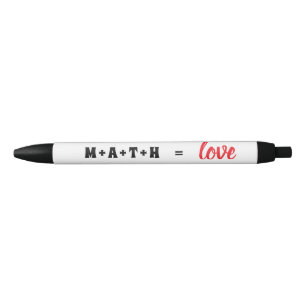 Math Equals Love Geeky Pen