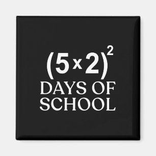 Math Equation 100th Day Of School Teacher Kids 100 Magnet
