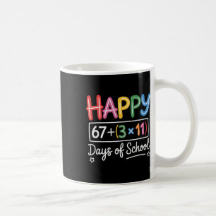 Math Equation 100th Day Teacher Happy 100 Days Of Coffee Mug