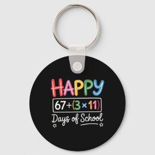 Math Equation 100th Day Teacher Happy 100 Days Of  Key Ring