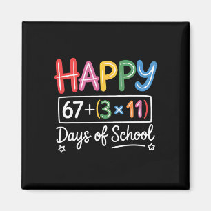 Math Equation 100th Day Teacher Happy 100 Days Of  Magnet