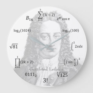 Math Equations and Notations Large Clock