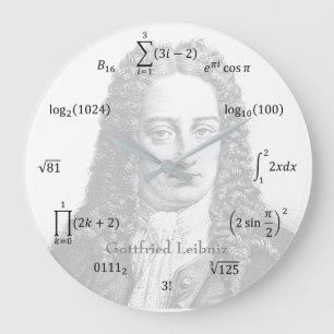 Math Equations and Notations Large Clock