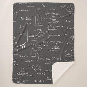 Math Equations Formulas Algebra Nerd Sherpa Blanket