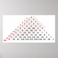 MATH Fibonacci numbers Pascals triangle