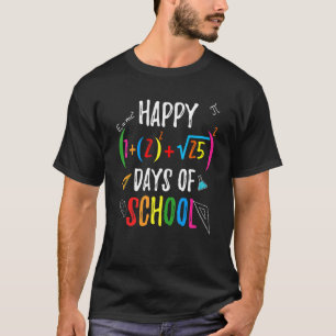 Math Formula 100 Days Of School For Math Teacher S T-Shirt
