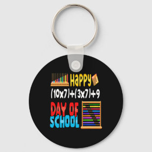 Math Formula 100 Days Of School For Teacher Studen Key Ring