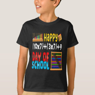 Math Formula 100 Days Of School For Teacher Studen T-Shirt